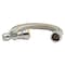 Quickfitting 1/2in Push-to-Connect Angle Valve x 7/8in Ballcock x 12in Length Toilet Connector Hose LF756AR - alternate 1